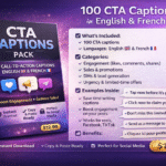 CTA Captions Pack (EN / FR)