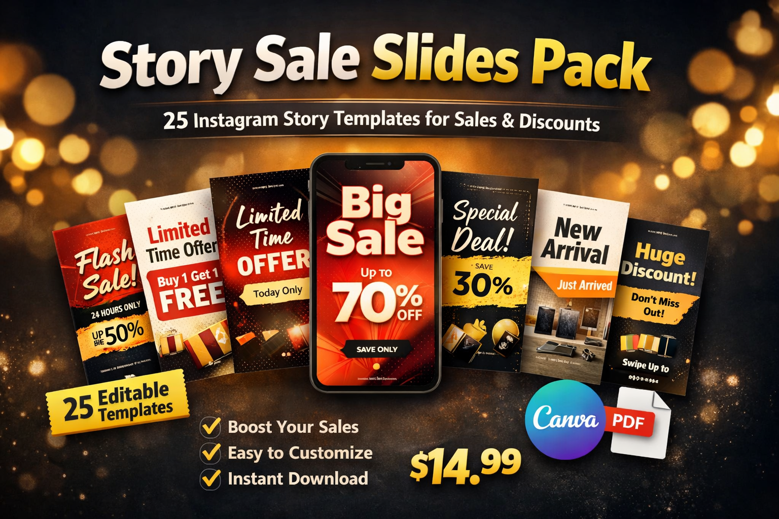 Story Sale Slides Pack